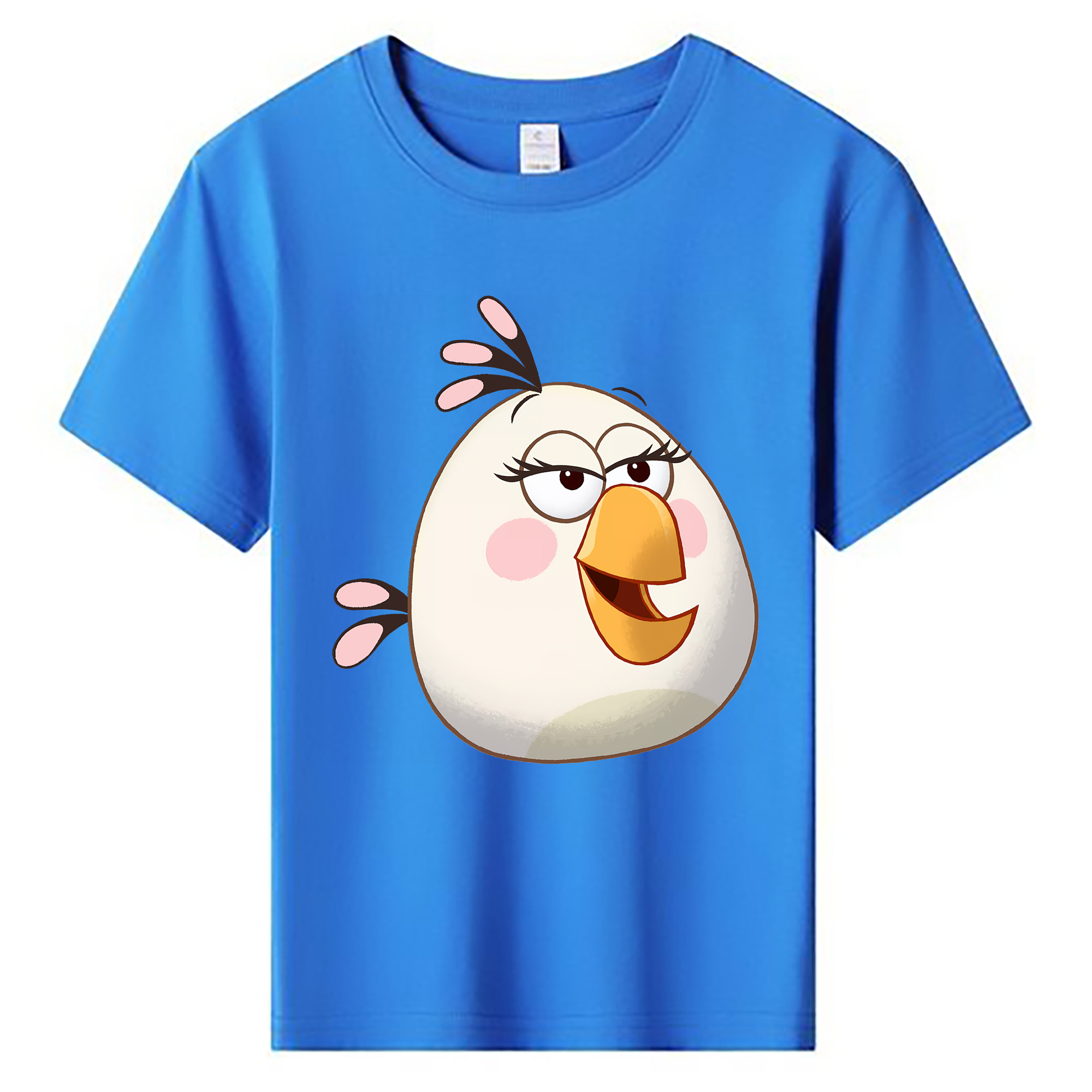 （画像用） Angry Birds アングリーバード 綿100％キッズTシャツ（フロントプリント）